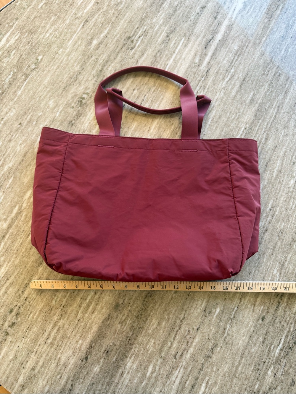 Athleta Wine Red Tote Bag - Picture 8 of 8